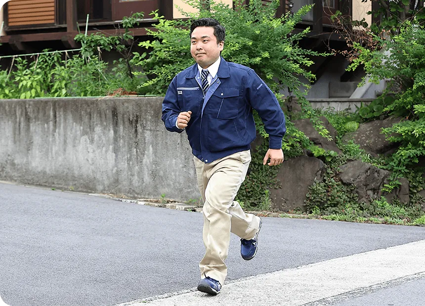 地域密着！最短15分で現場へ駆けつけます