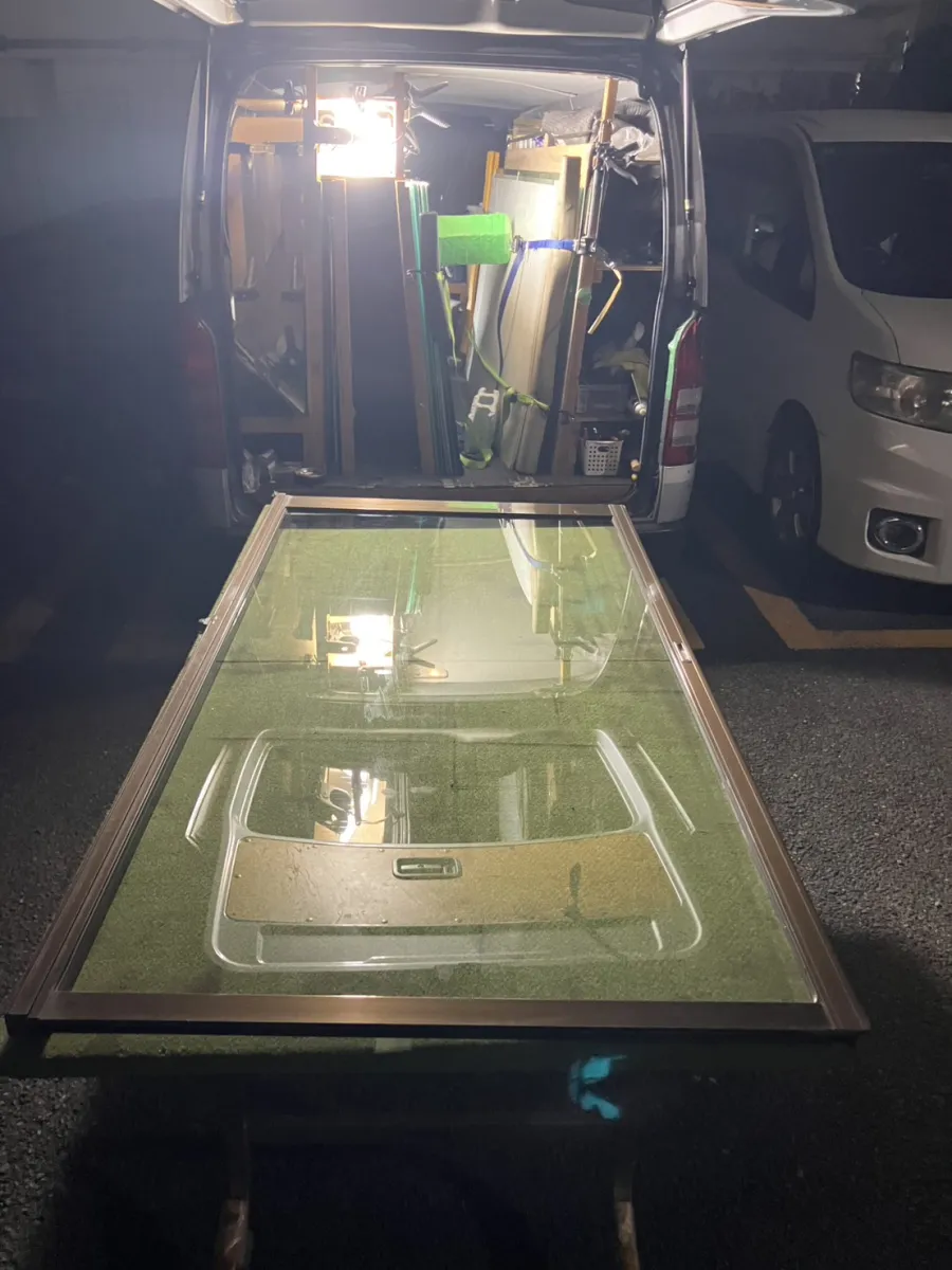 【埼玉県】掃き出し窓ガラスの作業を完了いたしました